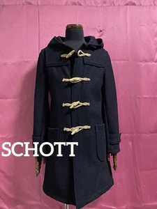Schott Bros. U.S.711N Men's U.S. Made Duffle Coat, Classic Navy Style, Used - Picture 1 of 12
