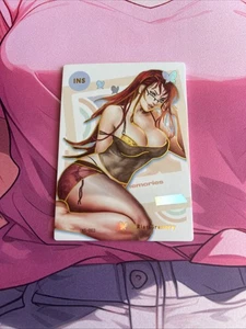 Tarjeta de papel aluminio rara WAIFU Goddess Of Power Rias Gremory INS. Sexy Anime Girl Story - Imagen 1 de 1