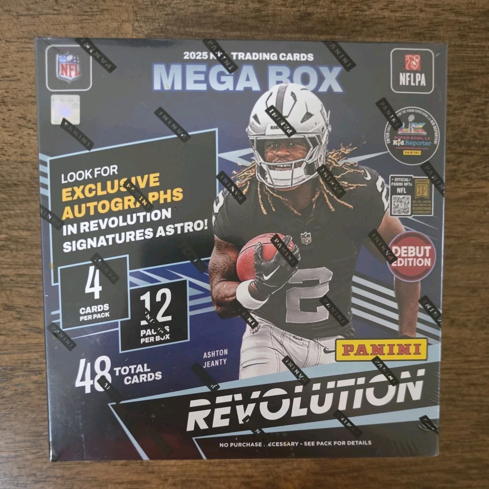 2025 Panini Revolution Football NFL Trading Cards Mega Box Factory Sealed - Image 1 of 1