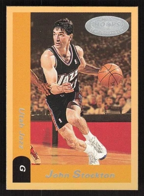 2000 HOOPS HOT PROSPECTS JOHN STOCKTON 96 MINT BASKETBALL UTAH JAZZ - Image 1 of 2