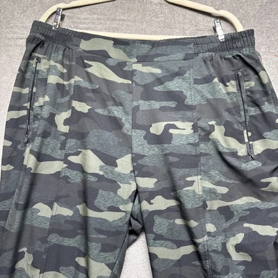 Pantalones de chándal Old Navy StretchTech camuflados para hombre XL verde gris cintura elástica ajuste atlético Foto 1 de 4