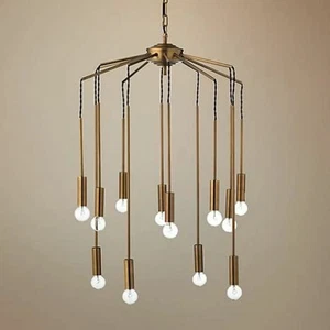 Mid Century Stilnovo Italian Unique Cascade Chandeliers 12 Arms Ceiling Pendant - Picture 1 of 4