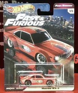 Hot Wheels Fast and Furious Premium Fast Rewind Mazda RX-3 - Imagen 1 de 2