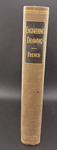 Ein Handbuch der technischen Zeichnung für Studenten & Zeichner 1935 Thomas French bb - Bild 1 von 9