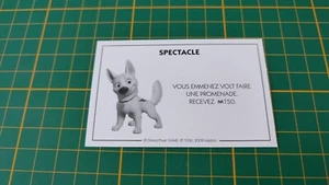Carte spectacle emmenez volt faire une promenade jeu Monopoly Disney Hasbro #B94 - Picture 1 of 2