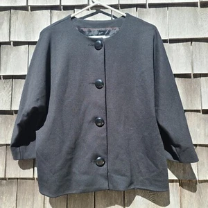 Michael Michael Kors Blazer Jacke schwarz 4 Knöpfe Damen Größe L - Bild 1 von 6