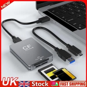 2 in 1 CFexpress Type B SD Card Reader USB 3.2 10Gbps Dual-Slot for SLR - Picture 1 of 12