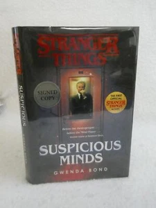 SIGNED Gwenda Bond STRANGER THINGS Suspicious Minds 2019 Del Rey, NY 1st/1st - Imagen 1 de 7