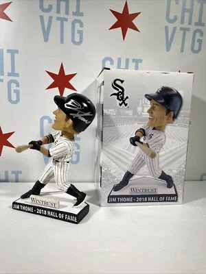 Chicago White Sox / Jim Thome / 2018 Salón de la fama Bobblehead / Autografiado Foto 1 de 4