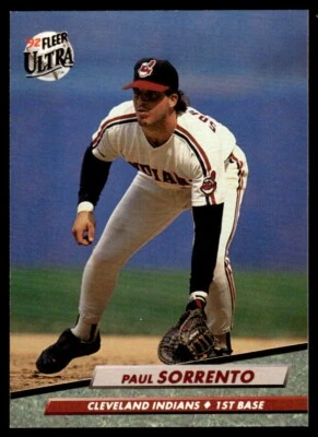1992 Fleer Ultra #357 Paul Sorrento Cleveland Indians - Image 1 of 2