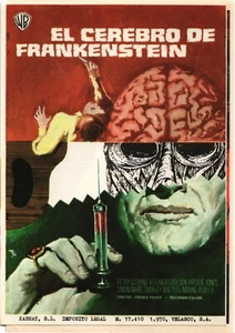 Spanish vintage Film program EL CEREBRO DE FRANKENSTEIN (79) - Picture 1 of 1