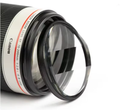 58/67/77/82mm Linear Camera Filter Three-Division Prism Filters Optical Glass  - Image 1 of 4