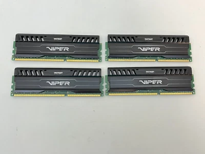 Patriot Viper 3 Black Mamba 32GB (4  x 8GB) PC3-12800 (DDR3-1600) Memory... - Image 1 of 4