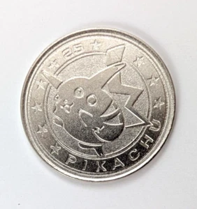 Vintage Pokemon Pikachu Metal Coin #25 2000 Nintendo Wizards - Picture 1 of 4