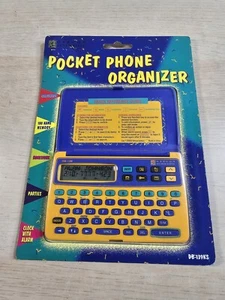 Oregon Scientific Pocket Phone Organizer Calculator Clock Vintage Retro 90s NEW - Picture 1 of 12