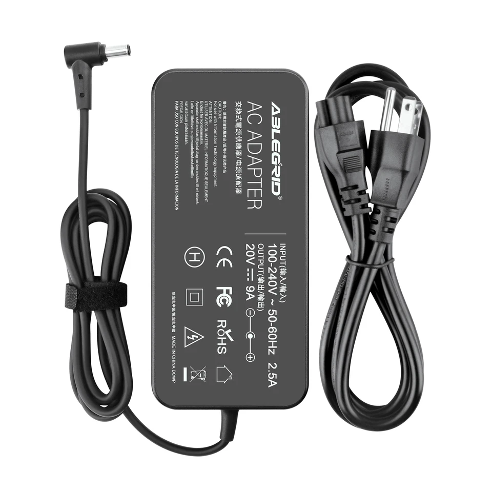 20V 9A 180W AC Adapter Charger For ASUS ROG Zephyrus G14 GA401IV-HA258R Power - Image 1 of 4