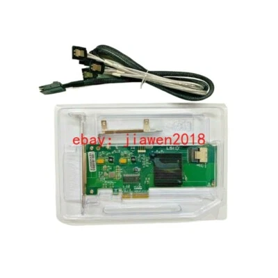 LSI 9211-4i 6G SAS HBA FW:P20 IT Mode ZFS FreeNAS unRAID + 1*SFF-8087 SATA 90CM - Bild 1 von 4