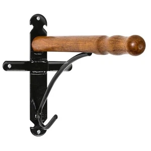 SADDLE RACK RETRO STUBBS. QUALITY EQUESTRIAN WITH BRIDLE HOOK **FREE POSTAGE** - Picture 1 of 1