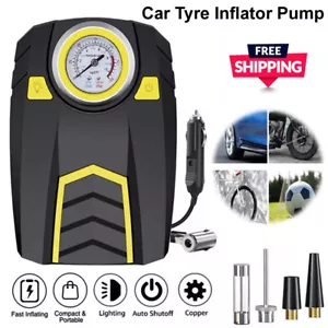 12V Electric Corded 150PSI Car Tyre Inflator Pump Portable Air Compressor Pump - Picture 1 of 12