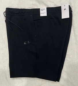 Pantalones cortos de lana Nike Sportswear Tech - negros - CU4503-010 - talla XXL para hombre - nuevos con etiquetas - Imagen 1 de 8