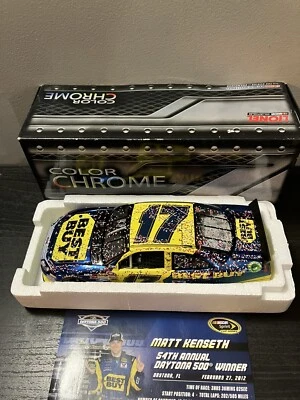 RARO! ¡LEER TODO! Matt Kenseth #17 2012 Best Buy Daytona Win color cromo 24/133 Foto 1 de 4