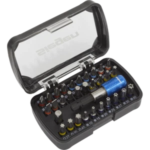 Siegen S01035 32 Piece Colour Coded S2 Steel Screwdriver Bit Set - Picture 1 of 3