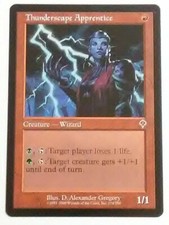 MTG 2000 Thunderscape Apprentice Invasion 174/350 Regular Common