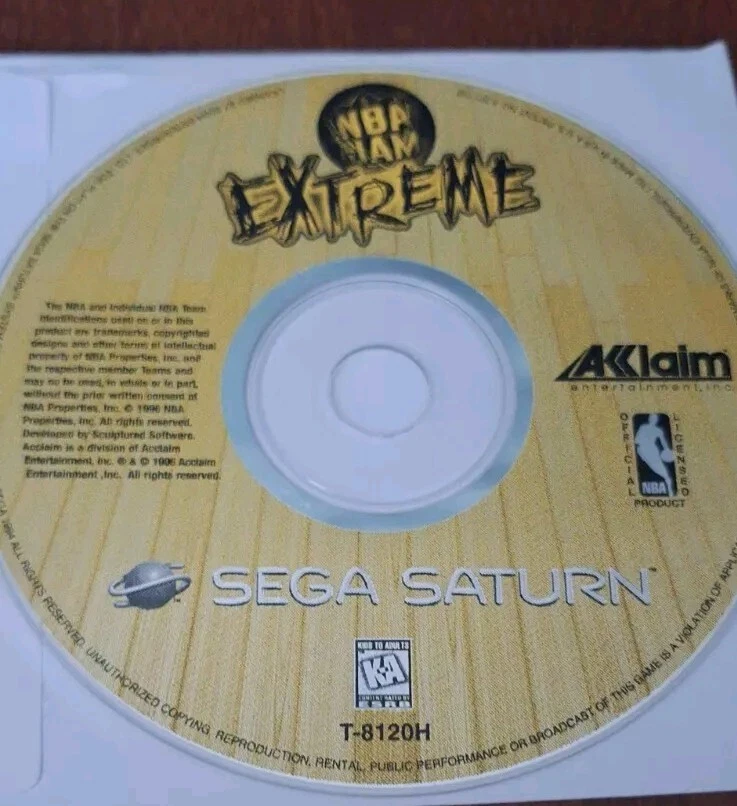 NBA Jam Extreme (Sega Saturn) Tested Disc Only Vintage 90s Basketball Retro Game - Image 1 of 1
