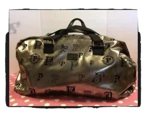 Victoria’s Secret PINK Gun Meta Duffle Bag/Carry On Luggage Bag NWT! Rare - Picture 1 of 4
