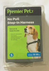 Arnés paso a paso Premier Pet sin pull tamaño pequeño aprox 15-30 libras sellado ~ - Imagen 1 de 3