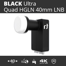 Inverto Black ULTRA Quad LNB 4 output L.N.B High-Gain Low-Noise 40mm 0.2db NEW