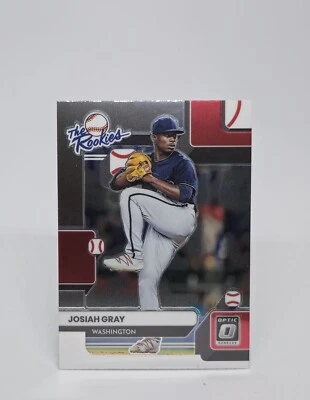 Josiah Gray 2022 Panini Donruss Optic The Rookies Washington Nationals #TR-4 - Image 1 of 2