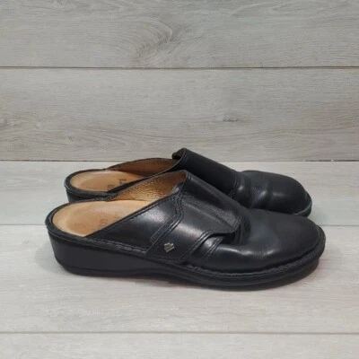 Zuecos de cuero Finn Comfort para mujer Mary Jane Mule zapatos talla 40D/9-9,5D Foto 1 de 4