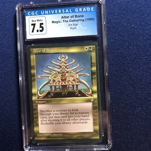 MTG Ice Age Altar of Bone CGC 7.5 Near Mint+ 1995 - Picture 1 of 2