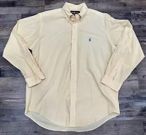 Polo Ralph Lauren Herren Hemd mit Knopfleiste Yarmouth gelb kariert 16 34/35 kariert unten - Bild 1 von 3