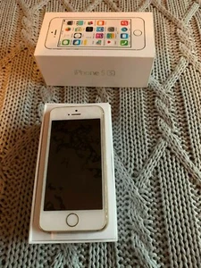 Apple iPhone 5s 16GB Unlocked Excellent Condition (White/Gold) - Afbeelding 1 van 7