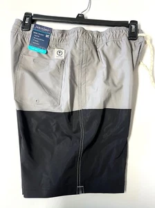 Men's Trinity Coast Swim Trunks Size XS, MT, XLT, 2XB, 4XB NEW Gray & Black - Picture 1 of 4