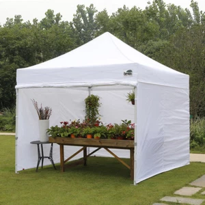 Eurmax USA Premium 10'x10' Ez Pop-up Canopy Tent with Removable Sidewalls - Picture 1 of 12