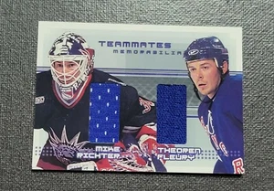 2000-01 BAP Memorabilia aggiornamento compagni di squadra #TM19 Mike Richter/Theo Fleury - Foto 1 di 2