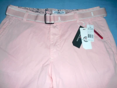 NEW NWT Ditch Plains Ricky Singh Mens Size 36 Pink Shorts Cotton 11" inseam Flat - Image 1 of 4