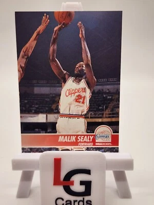 1994-95 NBA Hoops - #337 Malik Sealy, Malik Sealy - Image 1 of 2