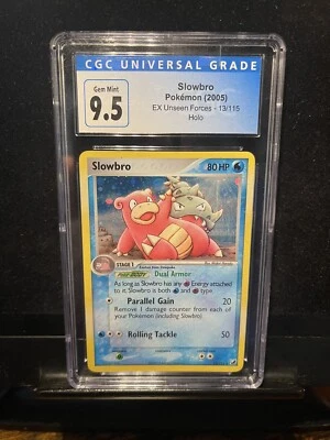 Pokemon Slowbro EX Unseen Forces Holo Rare 13/115 2005💎PSA 10 CGC 9.5 Gem Mint - Image 1 of 4