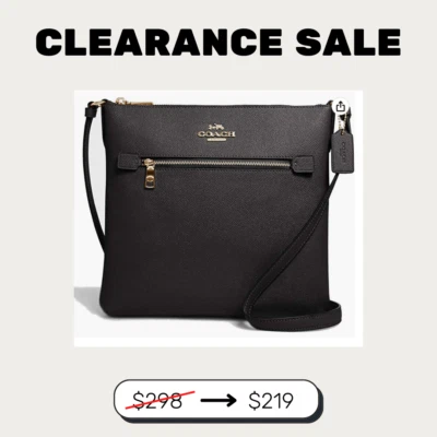 COACH Women's Rowan File Bag In Signature Canvas — 第 1/4 张图片
