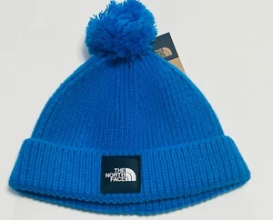 The North Face Niño Pequeño Logo Pom Beanie Choo Talla, ¡NUEVO!! - Imagen 1 de 3