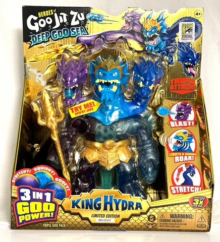 SDCC EXCLUSIVE HEROES OF GOO-JIT-ZU DELUXE KING HYDRA w LIGHTS & SOUND 1162/2023 Cover