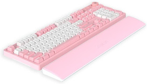 Leather Keyboard Wrist Pad for 104 Key Mechanical Keyboard, Soft Comfortable Erg