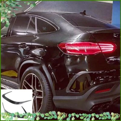 Barbatanas divisoras de para-choque traseiro de carbono real canards para Mercedes Benz C292 GLE63 AMG - Imagem 1 de 4