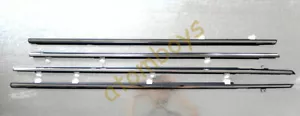 FOR TOYOTA COROLLA AE100 AE101 WINDOW GLASS SEALS DOOR BELT CHROME WEATHERSTRIP - Picture 1 of 7