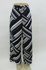 Liz Claiborne Blue & White Wide Leg Pants SZ L               J48