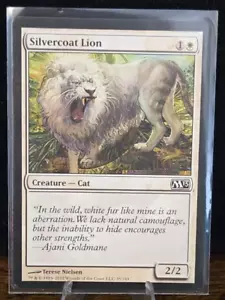 Magic The Gathering TCG - 2012 - Silvercoat Lion - 35/249 - Picture 1 of 2